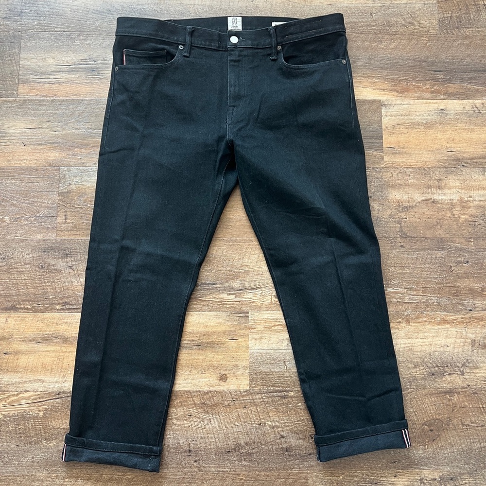 Hiroshi Kato Selvedge Denim Jeans- “Pen Slim” Raw / 14 oz - Size 38/28